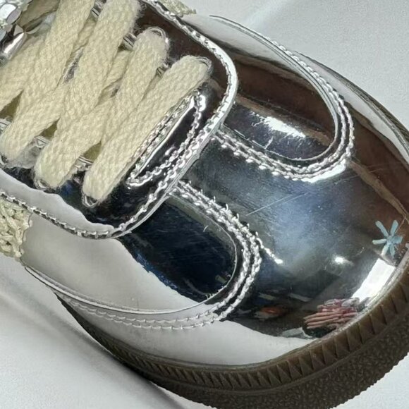 Wales Bonner x Samba 'Silver Metallic Gum' - Picture 6 of 8